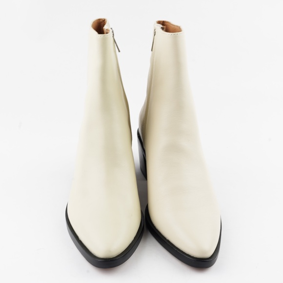 MADEWELL Size 6 The Darcy Ankle Boot in Pale Parchment - Picture 6 of 9